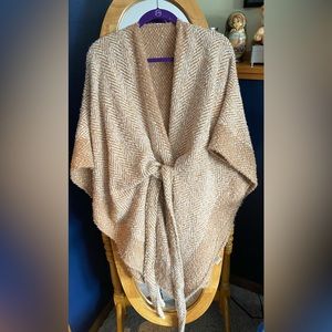 Earthbound cardigan cape sweater